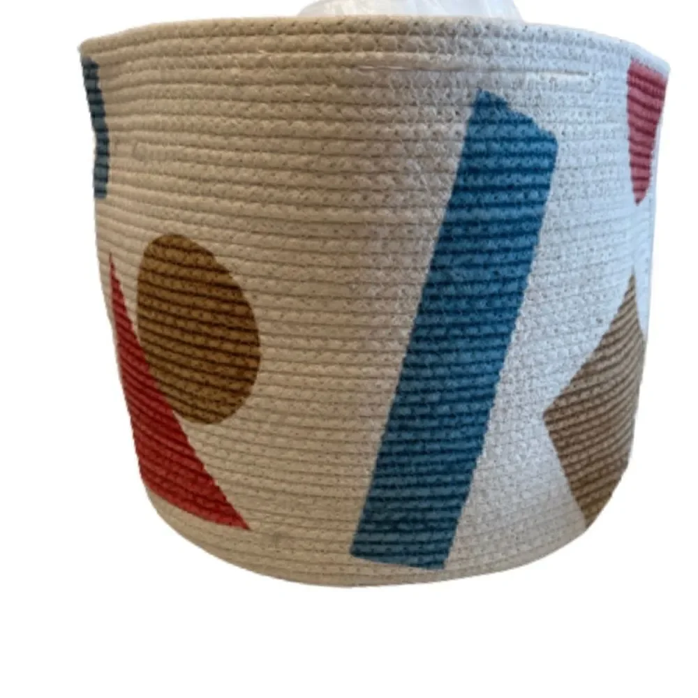 GEOMETRIC BUCKET BASKET IN MULTI